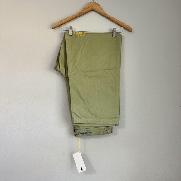 NWT Teddy Fresh Mens Pleated Pants, Olive, 34 - Picture 4 of 8